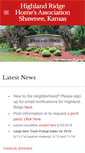 Mobile Screenshot of highlandridgehoa.com