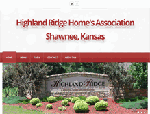Tablet Screenshot of highlandridgehoa.com